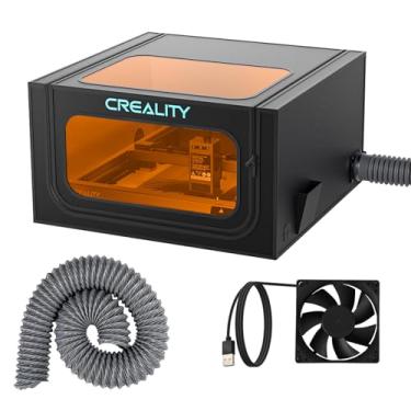 Imagem de Creality Laser Engraver Enclosure 2.0 com ventilação, capa protetora para máquina de corte a laser de fumaça isolada com proteção para os olhos, 28,3 * 28,3 * 15,7 polegadas