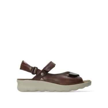Imagem de Wolky Sandálias rasteiras femininas, Conhaque, 7.5-8