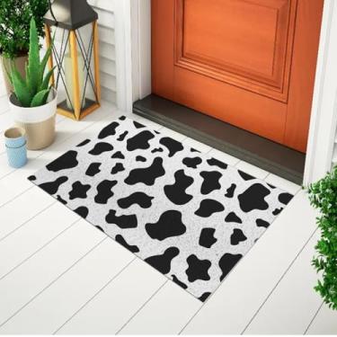 Imagem de Capacho Divertido Para Porta Tapete Decorativo e Criativo Abstrato - Vaquinha Ca167