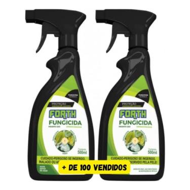 Imagem de Kit 2 Forth Fungicida 500ml Manchas Ferrugens Oídios Jardim