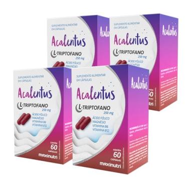 Imagem de Kit com 4 Suplementos: L-Triptofano, Ácido Fólico, Magnésio, Vitaminas B6 e B12, Chikweb