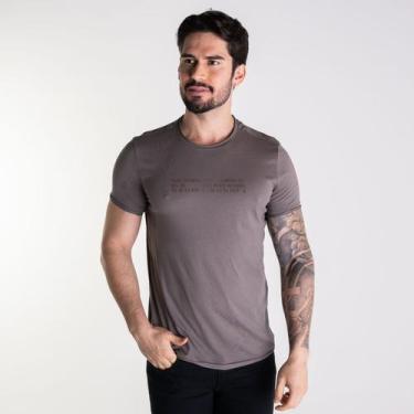 Imagem de Camiseta Ellus Pima Classic Chumbo