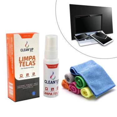 Imagem de Kit 2 Limpa Tela Notebook Tablet Computador Teclado Tv Smart Led Celul