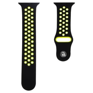 Imagem de Pulseira Silicone Para Relogio Smartwatch Inteligente Pulso Lavavel - 