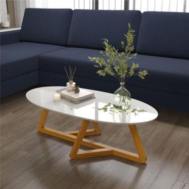 Imagem de Mesa de Centro Mike Branco Amêndoa - Mais de Casa