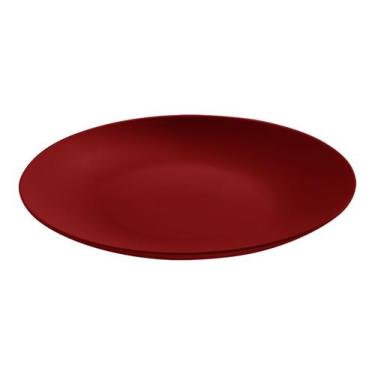 Imagem de Prato Refeição Coza Cozy 25,7 x 25,7 x 3 cm Vermelho Bold