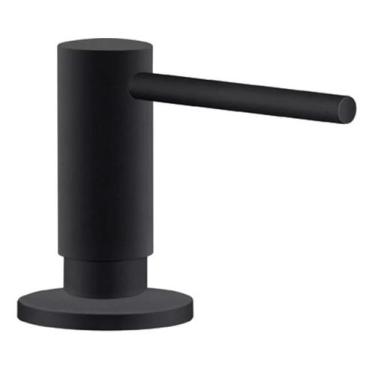 Imagem de Dosador de sabão franke redondo black matte 300ml 16592