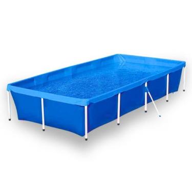 Imagem de Piscina 3000 Litros Retangular Estruturada Reforçada com Barras Anti D