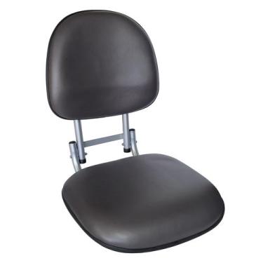 Imagem de Banco Giratório Estofado material sintético Rebatível EG Barco Pesca -