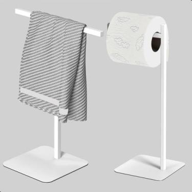 Imagem de Porta Papel Higiênico de Chão e Porta Toalha Lavabo Nice - S3GShop, Br