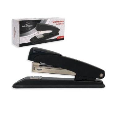 Imagem de Grampeador de Aço 13cm Grampeia até 20 folhas! - Fullcommerce