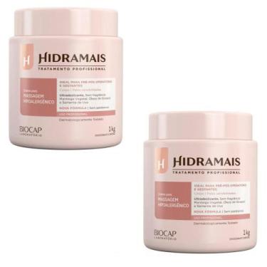 Imagem de kit 2 Creme desodorante Hidramais massagem Hipoalergênico 1 Kg