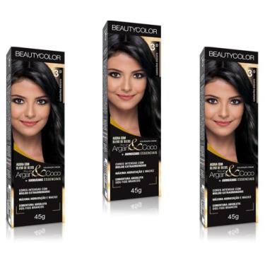 Imagem de Beauty Color Tintura 4.0 CASTANHO NATURAL 45gr (03 Unidades) Cores Nor