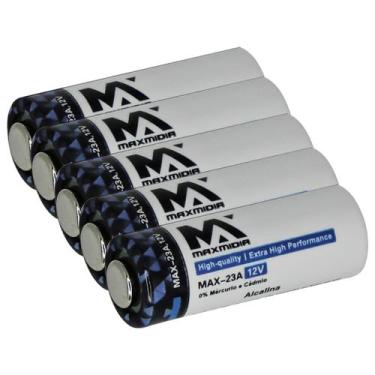 Imagem de Baterias De Alcalina 12v 23a Cartela Com 05 Unidades Portão Alarme  - 