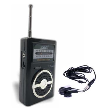 Imagem de Rádio Portátil Com Fone de Ouvido AM/FM - Lelong LE-652/650