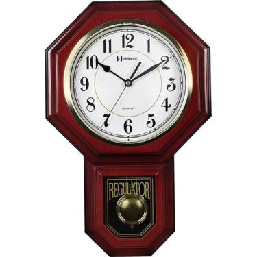 Imagem de Relógio De Parede Pêndulo Eletrônico Musical Gravatinha 5304 - Herweg,