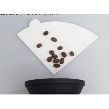 Imagem de Filtro Branco Para Hario V60 Tamanho 01 Caixa C/100 Unidades - raleo