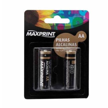 Imagem de Pilha aa alcalina 1,5v 75633-9 / 2un / maxprint