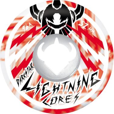 Imagem de Darkstar Roda de mármore Bolt (branco/vermelho, 132 cm)