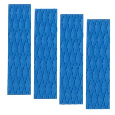 Imagem de Almofadas de tração de prancha de surfe, 4 peças, prancha de surfe, antiderrapante, EVA, para prancha de surfe, longboard, shortboard, peixe, skimboard e caiaque