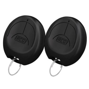 Imagem de Kit 02 Controle Remoto Portão Alarme Trigger RCG 433 Chaveir