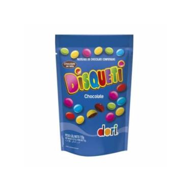 Imagem de Disqueti confete de chocolate ao leite 120g dori