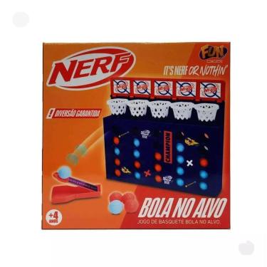 Imagem de Jogo De Basquete Bola No Alvo Nerf Fun F0144-7