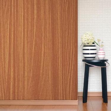 Imagem de Papel De Parede Peroba Rosa Adesivo Madeira Rolo 10 Metros Envelopamen