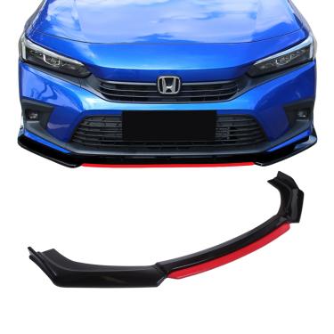 Imagem de Aerofólio frontal Honda Civic G11 Preto Vermelho Para-choque