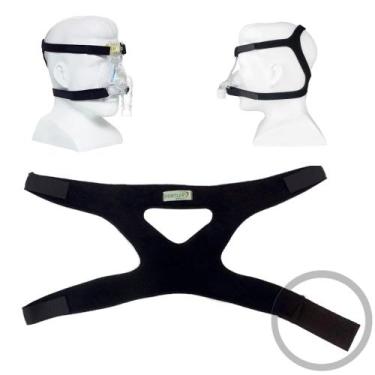 Imagem de Fixador Arnês para Máscara de 4 Pontas em Neoprene Ajustável Compatíve