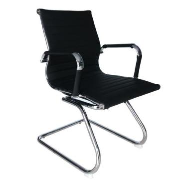 Imagem de Cadeira Interlocutor CHARLES EAMES OR-3301 - Cor Preta - ORDESIGN - 30