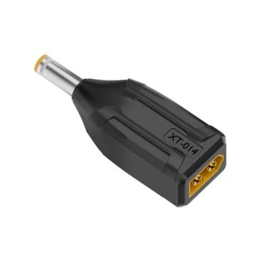 Imagem de CY Adaptador XT60 macho SC100 para conector DC 5,5 x 2,5 mm macho, adaptador de carregamento rápido para bateria Lipo RC, quadricóptero, multicóptero, aeromodelismo