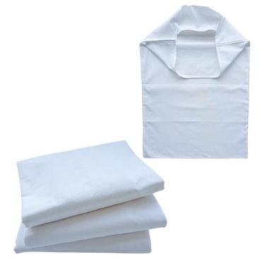 Imagem de Kit 5 Lençol e 5 Fronha Hospitalar Clinica Hotel Pousada Maca Cama Pro