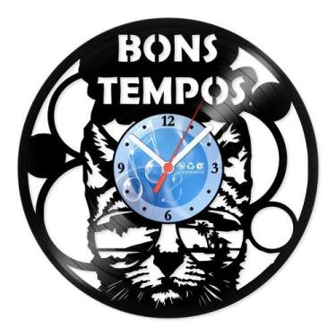 Imagem de Relógio De Parede Disco Vinil Diversos - Bons Tempos - VDI-341 - Moder
