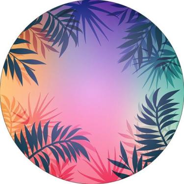 Imagem de Painel De Festa Redondo 1,50x1,50 - Tardezinha Tropical 005 - Via Core