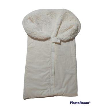 Imagem de Porta Bebe Saco de Dormir Bebê Percal 100% Algodão - Mudan Baby, Branc