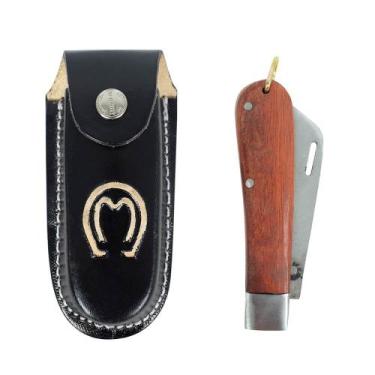 Imagem de Jogo de Bainha e canivete G Mangalarga SV48046 - Preta - Selaria Verte