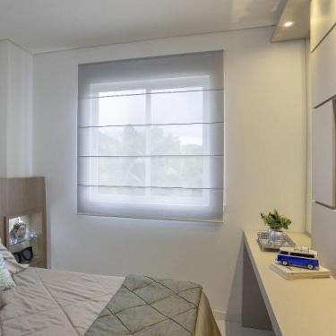 Imagem de Persiana Romana (2,00Larg. x 2,00Alt.) Tecido Tela Solar Screen Cinza 