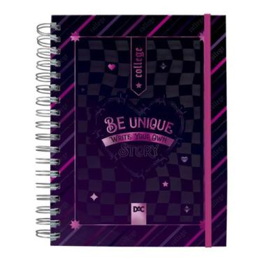 Imagem de Caderno Smart Universitário Colegial Capa Dura Folhas Escuras Pautadas