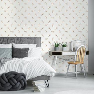 Imagem de Papel De Parede Floral Dente de Leão - Upzdecor