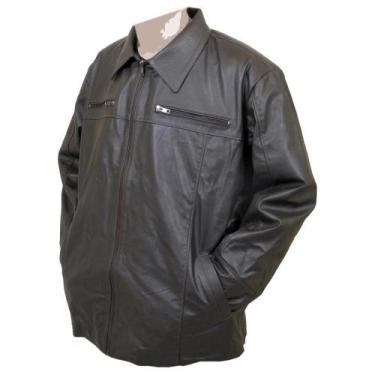 Imagem de Jaqueta de Couro Masculina SV4012 - Preto - Selaria Vertentes, M
