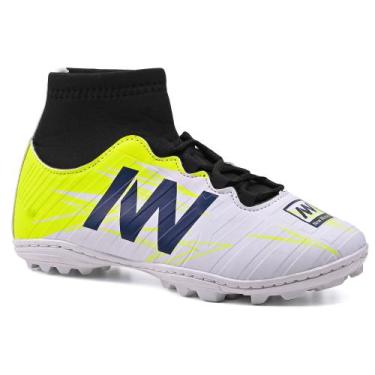 Imagem de Chuteira Society Cano Alto Sola Costurada Premium - NEW WINNER, Amarel