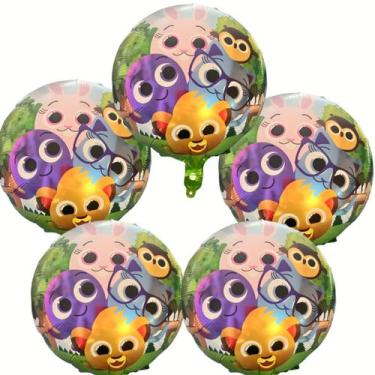 Imagem de Kit 5 Balão Decoração Festa Bolofofo Metalizado Aniversario - DBMRC