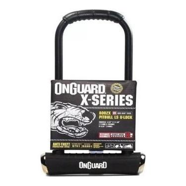 Imagem de Cadeado Trava U-lock Onguard Pitbull Ls 8002 Chave Bike Moto, LS8002