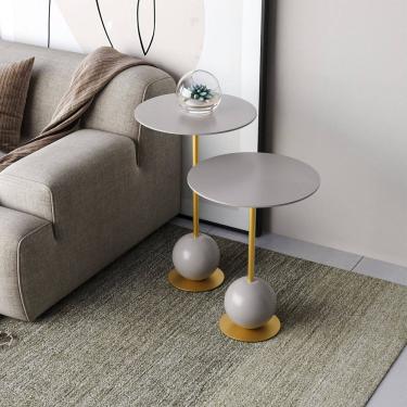 Imagem de Conjunto Mesa de Canto Milão 65x40x40cm Fendy