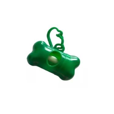 Imagem de Kit Pet Higiênico 1 Suporte Cata Caca Com Refil Saco Lixo Coco Cães Ga