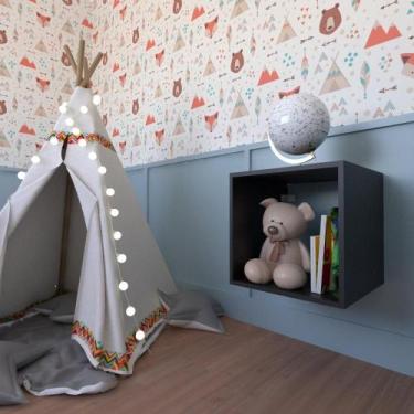 Imagem de Nicho para Quarto Infantil Bramov Móveis Preto
