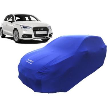 Imagem de Capa Automotiva Para Audi A1 Tecido Helanca Lycra Cor Preta - Mz, Azul