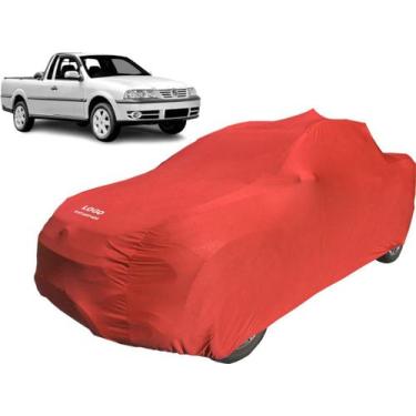 Imagem de Capa Tecido Sob Medida Para Carro Volkswagen Saveiro G4 - Mz, Vermelha