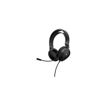 Imagem de Headset Gamer Corsair HS35 v2, Neodímio de 50mm, Dolby 7.1 Surround, Com Adaptador USB, Silenciador, Preto - CA-9011386-NA